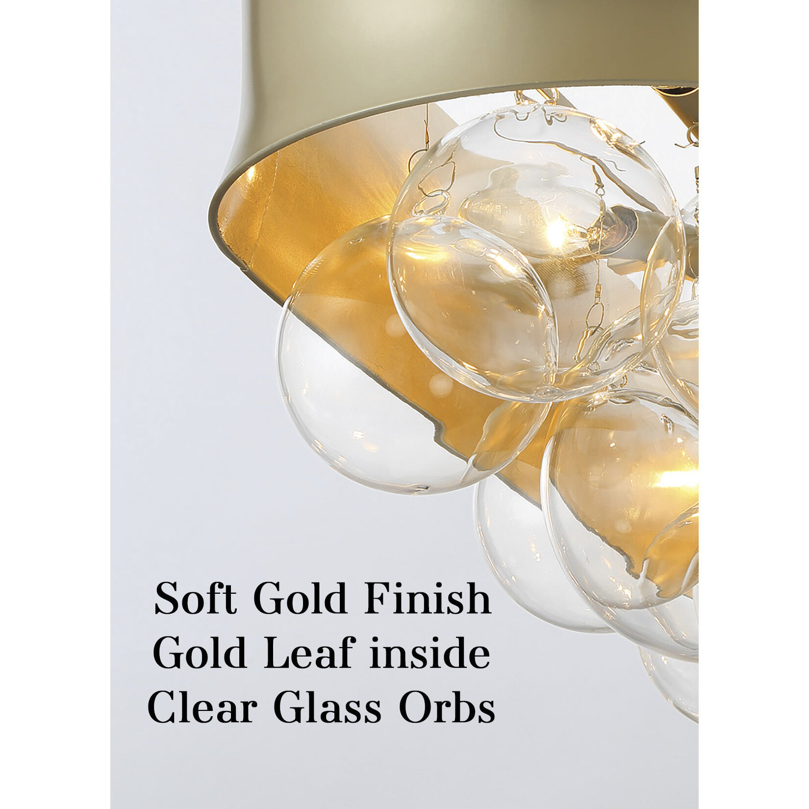 Verdi Square 6 Light 38.75 inch Soft Gold With Gold Leaf Island Light Ceiling Light